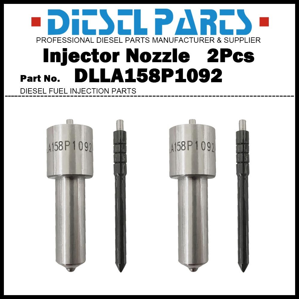 ✳︎1k✳︎ 2x Fuel Injector Nozzle DLLA158P1092 for Isuzu 4HK1 6HK1