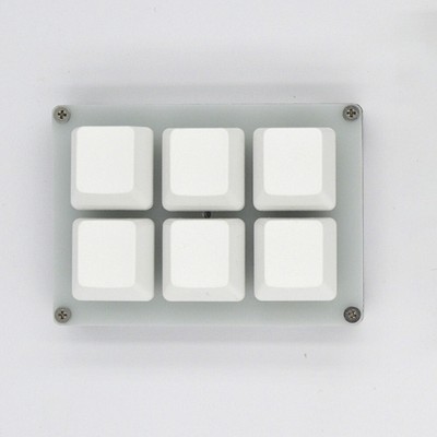 DIY Customize USB Programmable Mechanical Keyboard 6 Keys Macro keypad Shortcut