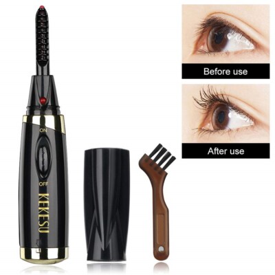 Electric Heated Eyelash Curler Tool Long Lasting Eye Lashes Curling Best Gift
