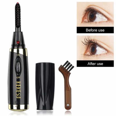 Electric Heated Eyelash Curler Tool Long Lasting Eye Lashes Curling Best (Best Electric Eyelash Curler)