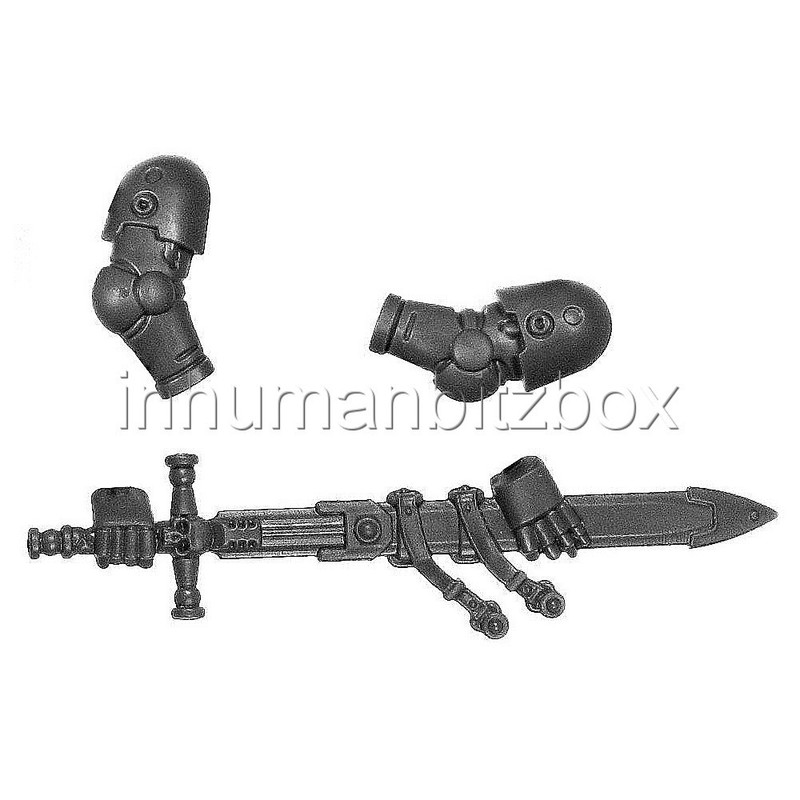 Sqtm04 Paire Bras Epee Warhammer Horus Heresy 40,000 Bitz Bits 32-33-34