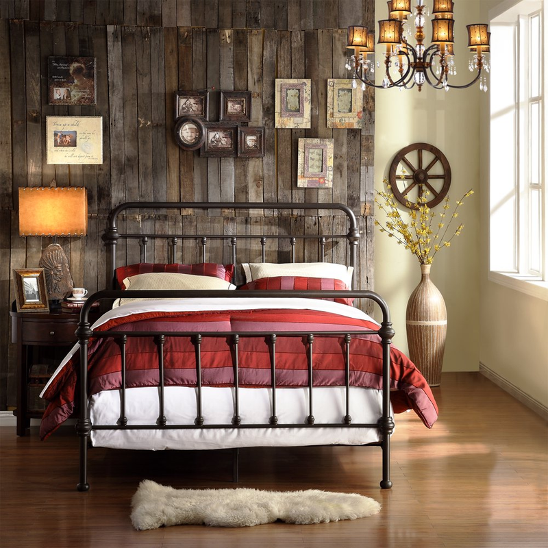 Iron Headboard And Footboard Vintage