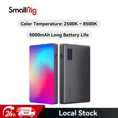 SmallRig RM120 5000mAh Camera Light Panel RGB Video Light Professional LED 3808