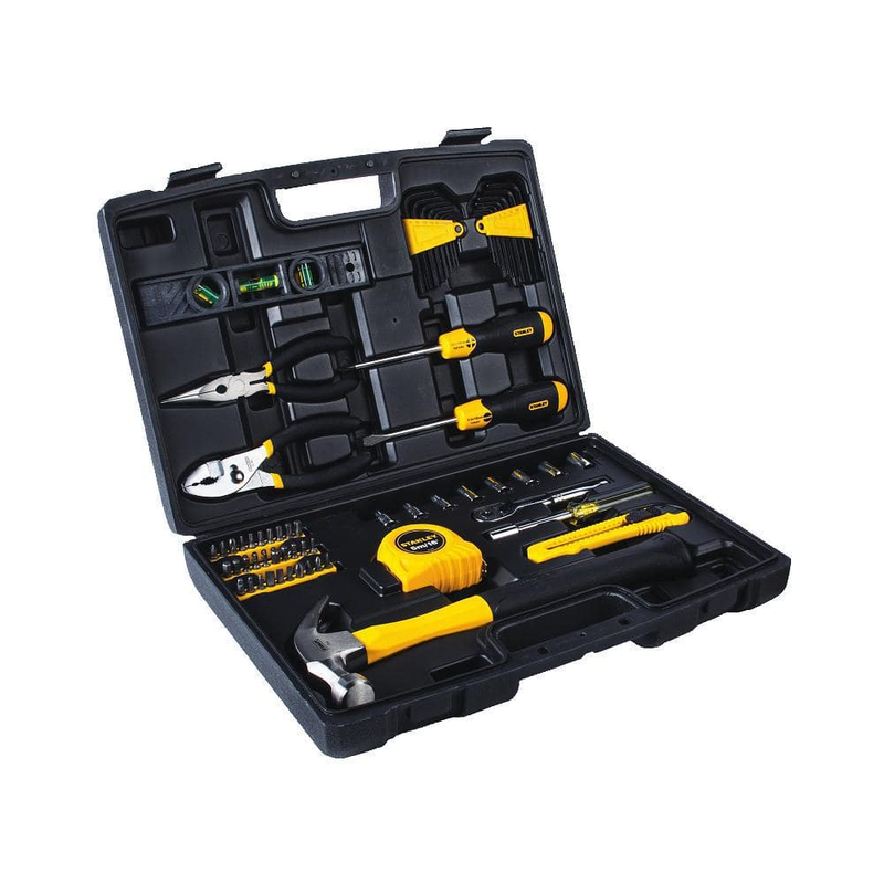 NEW Durable Stanley Assortment Home Tool Kit 65-PIECES for Household Projects 