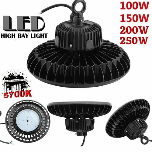 UFO LED High Bay Light 250W 200W 150W 100W Factory Warehouse Shop Lighting BE