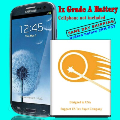 URS2GO 6220mAh EB-L1G6LLA/U/Z Battery f Samsung Galaxy S III S3 I9300 SCH-R530M