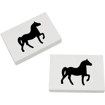 2 x 45mm 'Staand Paard' Gommen (ER00016780)