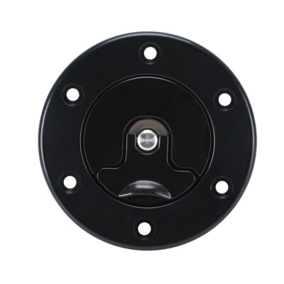 Fuel Filler Neck Up Gas Flush Mount Universal 6 Holes ID: 35.5MM Billet Aluminum