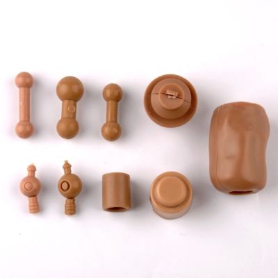9PCS 1/6Head Connector Link Insert Action Figure Accessories For 12" Body