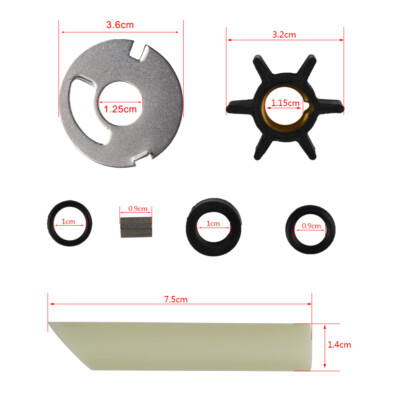 Water Pump Impeller Kit Mercury Mariner 4/4.5/6/7.5/9.8HP 47-89981Q1/T1 18-3239