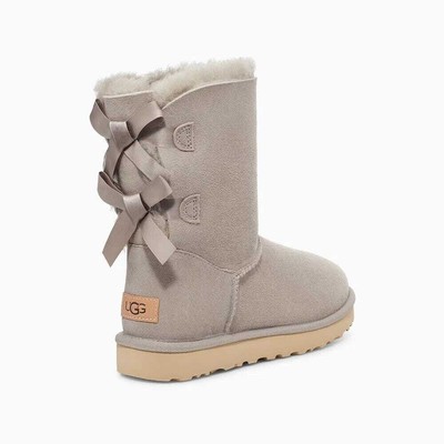 Pre-owned Ugg Bailey Bow Ii Goat W-1016225-goa Women's In Multicolor