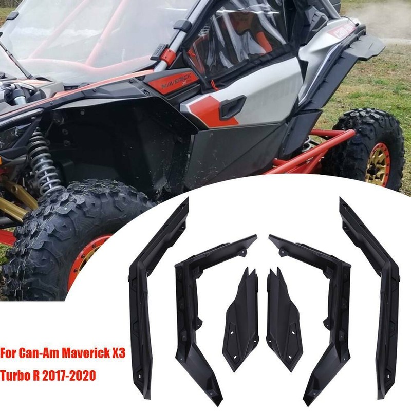 x3 Extended Fender Flares for CanAm Maverick X3 Turbo R 20172021 UTV