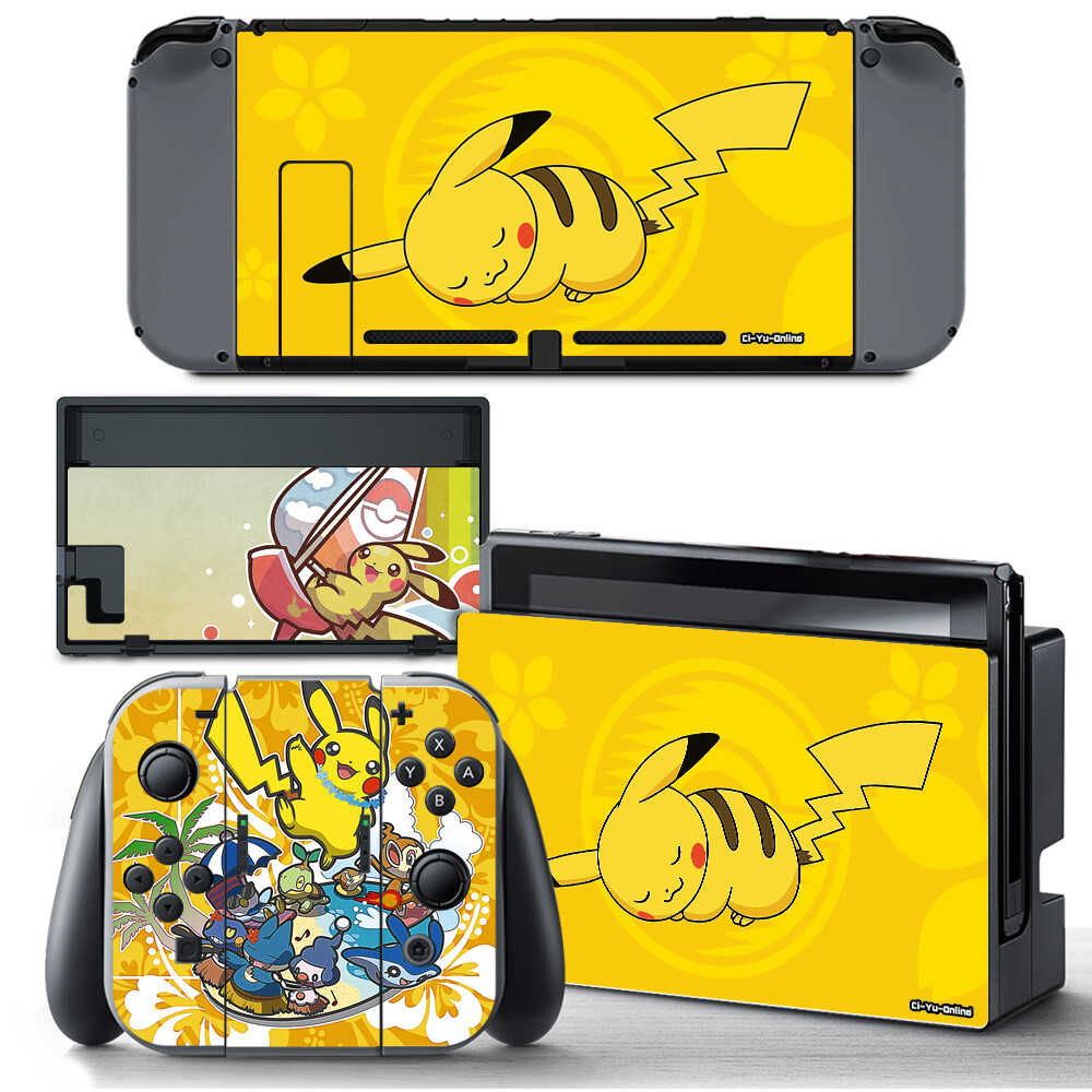 Ci-Yu-Online [NS] Pokemon Pikachu Gengar Eevee VINYL SKIN