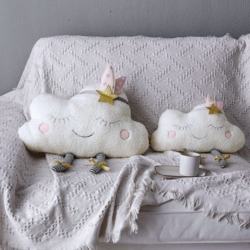 Soft Cloud Shaped Cushion Pillow Stuffed Toy Baby Nursery Sofa