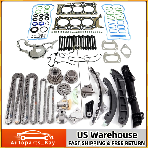 Timing Chain Kit Head Gaskets For 2011-2015 Dodge Jeep RAM Chrysler 3.6L v6