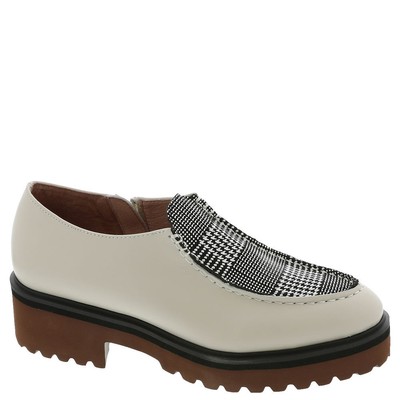 Женские слипоны ALL BLACK Loafer 2024 - Цвет слоновой кости/Хаундстут