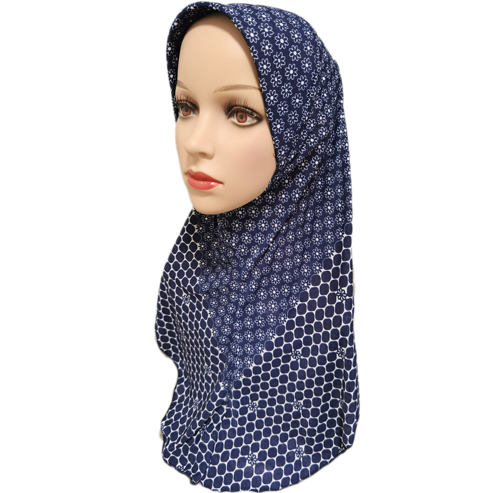 One Piece Turban Hijab Hat Muslim Women Prayer Headscarf Turban Amira Instant