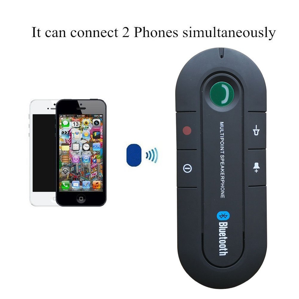 Bluetooth Car Speakerphone, Bluetooth 3.0 Wireless Audio Music Receiver
