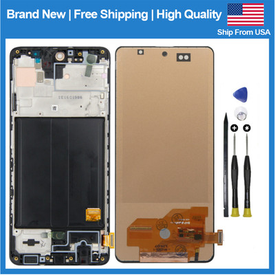 LCD Display Touch Screen Digitizer Frame Tool Fr Samsung Galaxy A51 2019 SM-A515