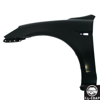 Front Left Driver Side Fender Steel For Hyundai Accent 06-11 with Side Lamp Hole
