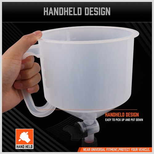 No-Spill Coolant Funnel Kit Spill Proof Funnel Bleeder with Adapters Universal