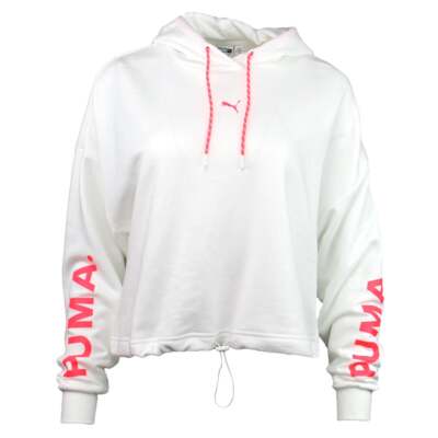 Puma Chase Cropped Hoody Womens Size S Повседневная верхняя одежда 595224-02