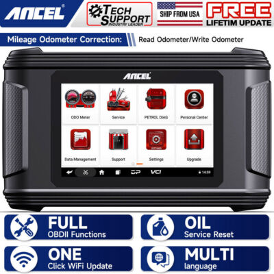 Car Odometer Correction Mileage Scanner Adjustment Cluster Calibration OBD2 Tool