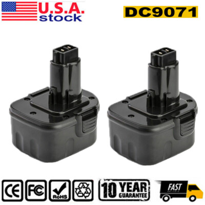 2Pack for DEWALT 12V DC9071 DW9071 Battery 4.6Ah Drill DW9072 DW953 DW965 DE9075