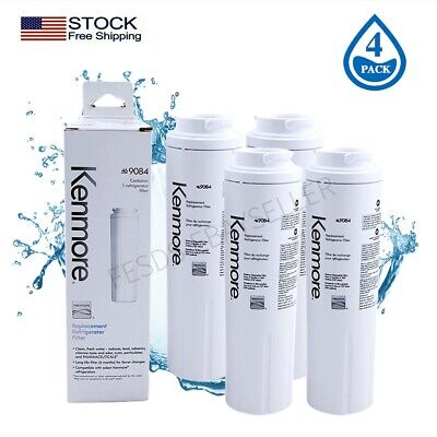 4 PACK Kenmore 9084 Replacement For Kenmore Water Filter 46-9084 New Sealed