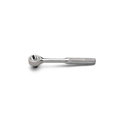 Wright Tool 3426 3/8'' Drive 7'' Double Pawl Ball Locking Knurled Grip Ratchet
