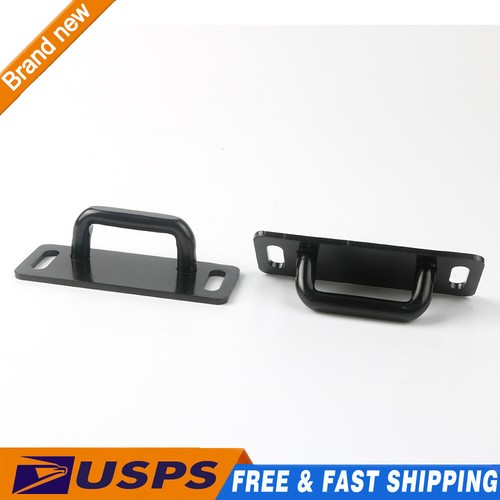 Fits LEER Tonneau cover 700 and 550 series pair of black C striker plates 80351