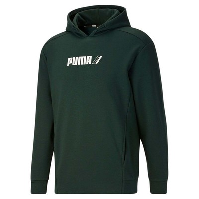 

Puma RadCal Winterized Logo Pullover Hoodie Mens Size  Повседневная верхняя одежда 589399, Зеленый