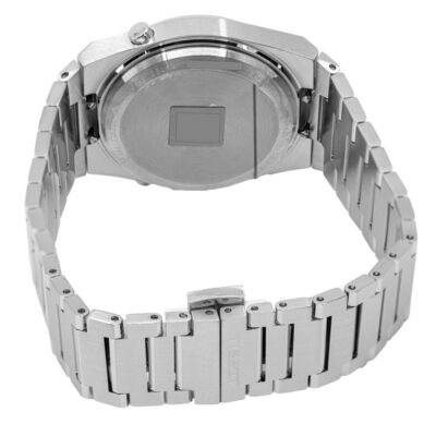 Pre-owned Tissot T-classic Prx Digital Eol Indicator Mirror Dial Day/date Unisex Watch