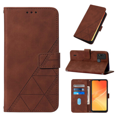 Case For Itel Vision 2S Leather Phone Protector Multifunctional Flip Cover