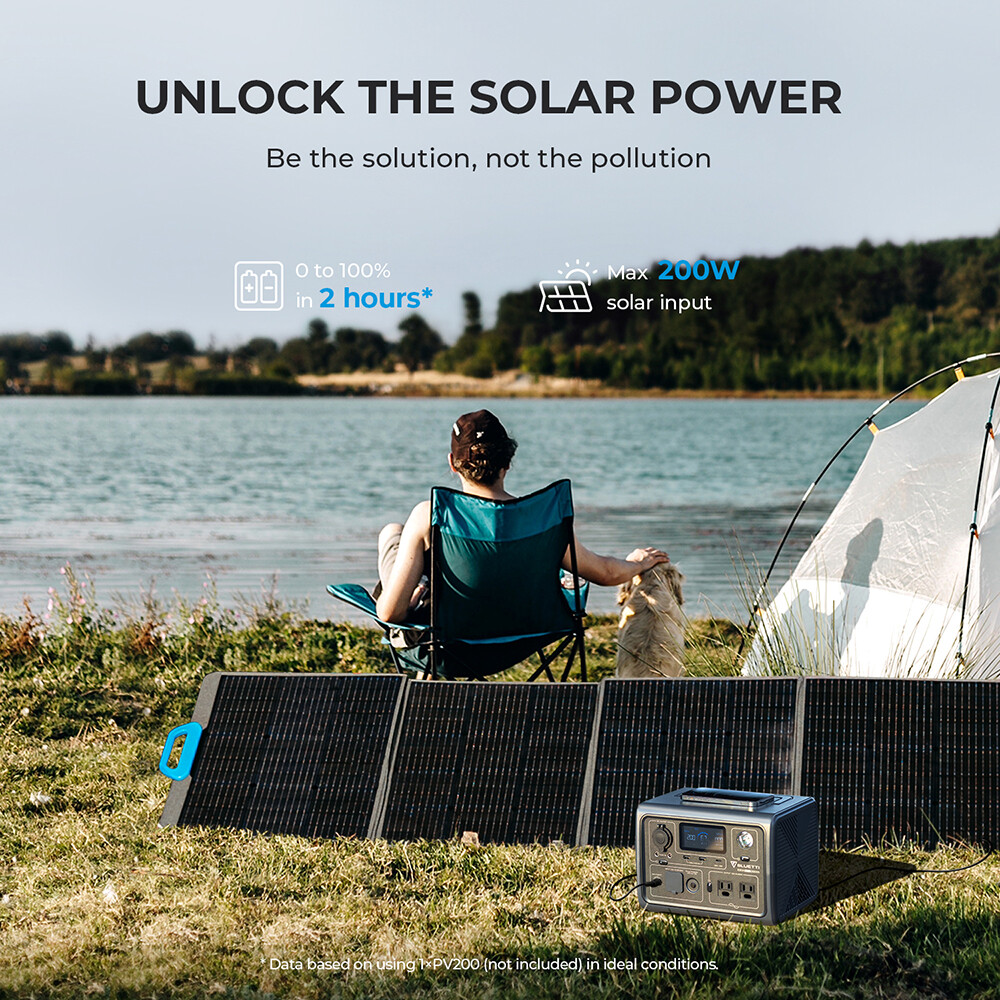 BLUETTI EB3A Power Station+ Optional 120W/200W Solar Panel Kit Solar Generator