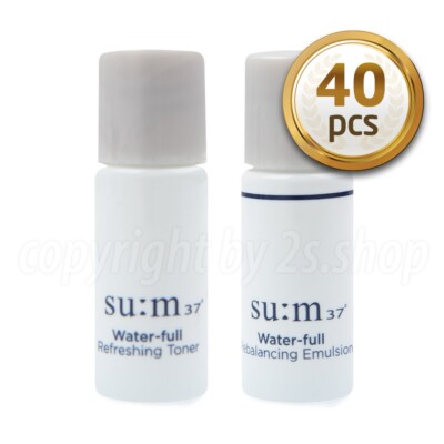 SU:M37   Water-Full Skin Refresher & Rebalancing Gel Lotion 5ml x 40pcs SUM37