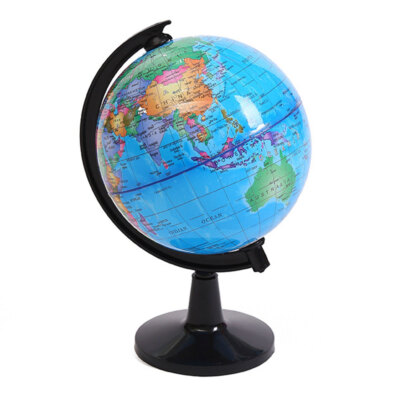 Education World Globe Earth Map Rotating Geography Ocean School Learn Decoration