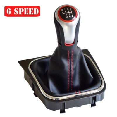 Gear shift Knob With Dust-Spoot Cover Fit For VW Golf 5/6 MK5/6 Scirocco(2009)