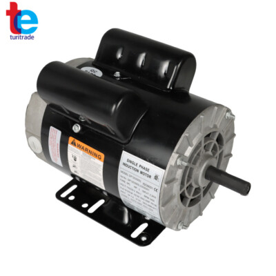 Compressor Duty Electric Motor 3 hp 3450RPM 56 Frame 1 Phase 115-230V 5/8'' Shaft