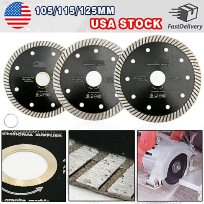 4''/4.5''/5'' Diamond Cutting Discs / Blade Turbo Grinder Wheel Ceramic Tile Marble