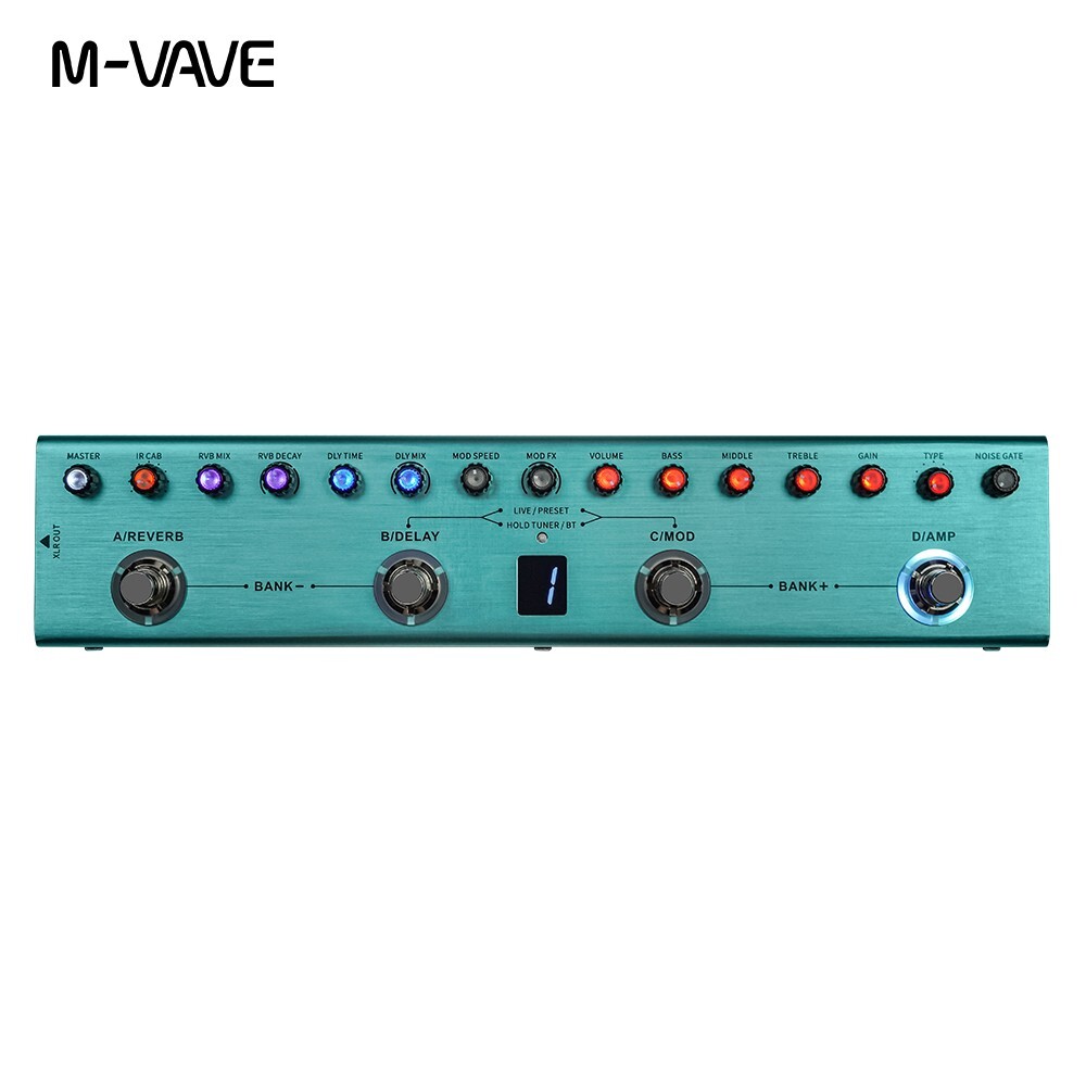 ギター M-VAVE TANK-G Amazon.com: M-VAVE TANK-G Multi-effects Guitar Pedal, 36