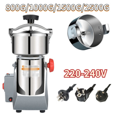 800G 1000G 2500G 1500G Electric Coffee Grinder Bean Grinding Milling Nut Crusher