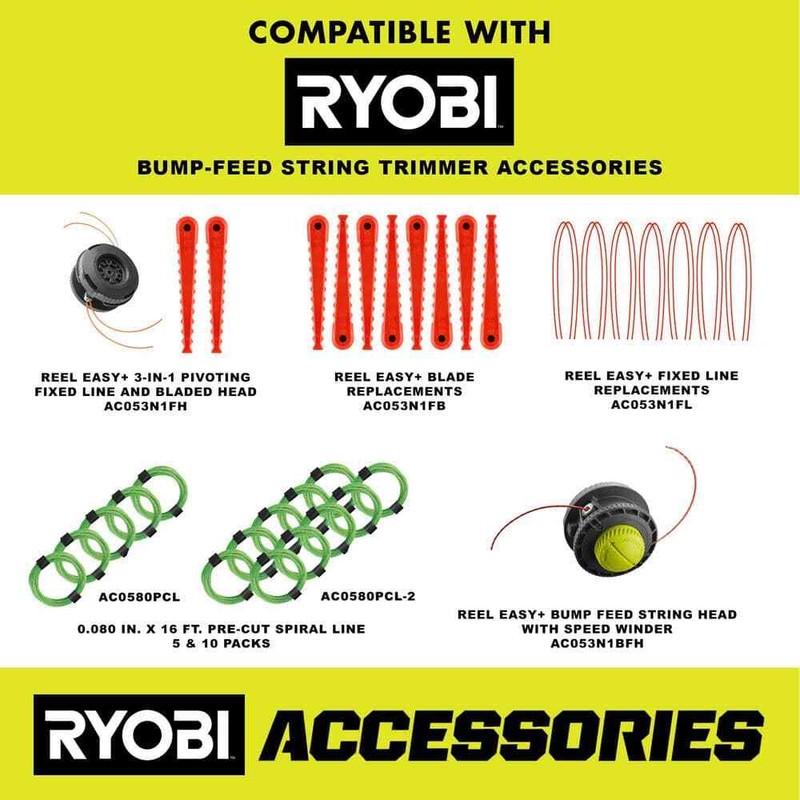 Ryobi Electric String Trimmer Weed Wacker Eater 18 in Bump Feeding Durable New