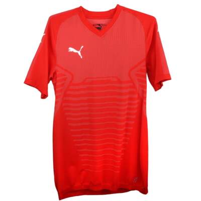 

Джерси футбольное мужское Puma Final Evoknit VNeck Красный 703447-01, Puma Final Evoknit VNeck Soccer Jersey