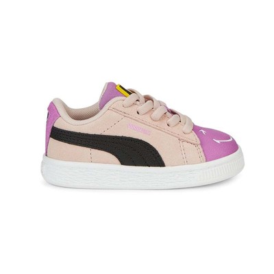 Puma Sw X Suede Slip On Toddler Girls Розовые кроссовки Повседневная обувь 38613902