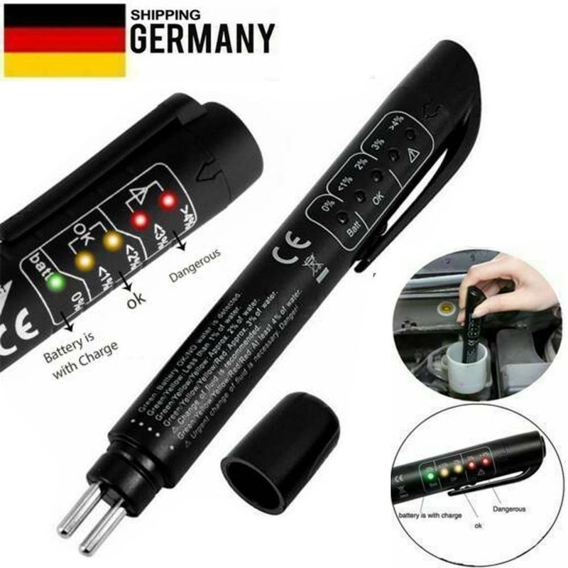 Car Bremsflüssigkeitsprüfer Tester Elektronischer Brake Fluid Tester LED Prüfer