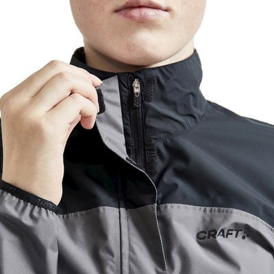 CRAFT CRAFT WOMENS CORE ENDURANCE HYDRO JACKET TOP BLACK SPORTS FULL ZIP WATERPROOF