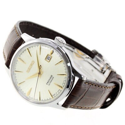 Pre-owned Seiko Presage Sary109 Champaign Gold Mechanical Automatic Men's Watch Japan