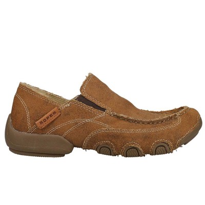 

Мужская повседневная обувь Roper Dougie Slip On Размер 7 D 09-020-1776-2038, Коричневый, Roper Dougie Slip On