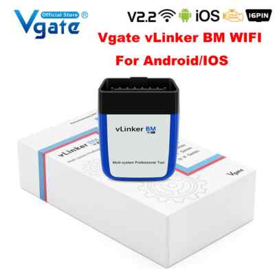 Vgate vLinker BM ELM327 Scanner OBD 2 Car Diagnostic Auto Scan Tool Bimmercode